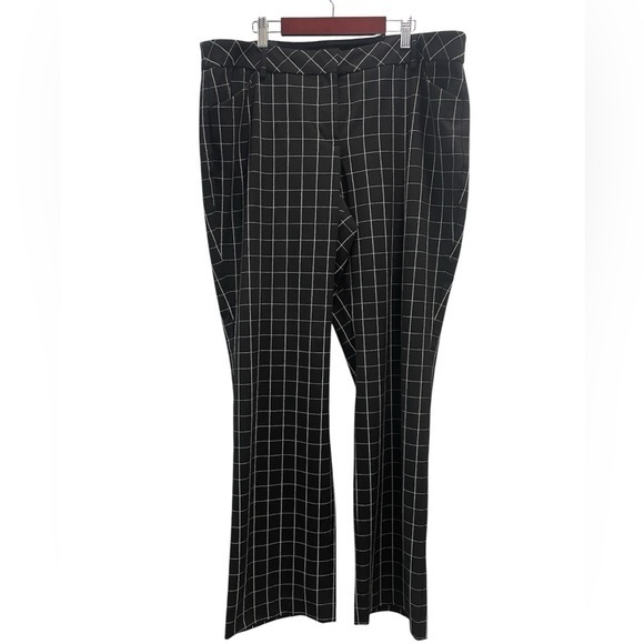 Express Patterned Editor Barely Boot Trousers - Picture 1 of 14